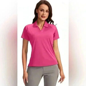 NWT Obla Women's Collared Golf Polo Shirt Quick Dry Short Sleeve Tennis Size XS